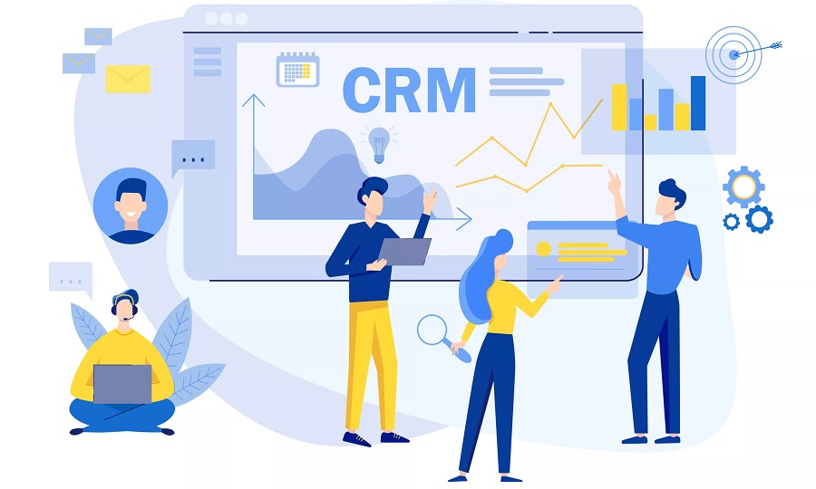 CRM تحت وب